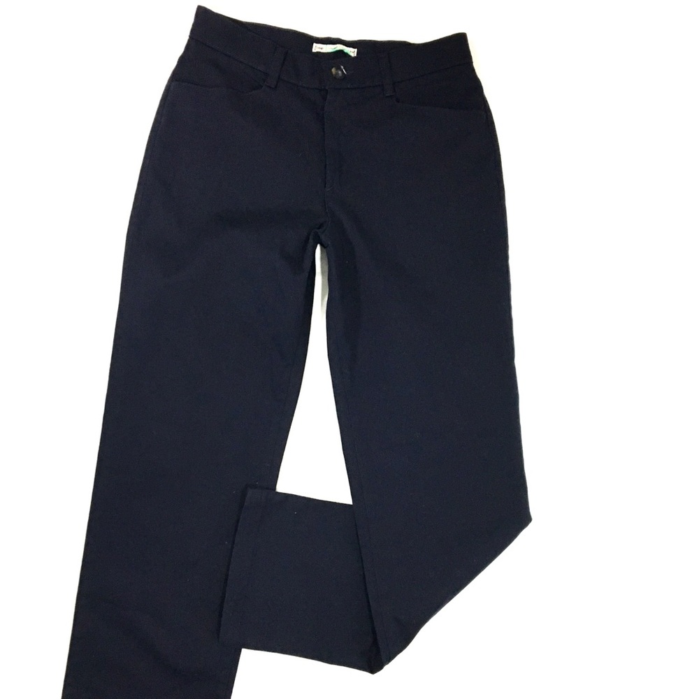 Lee Straight Leg Womens Navy Pants Size 8 Long